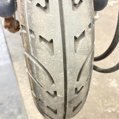 ジャイロ・キャノピー、Ｘ、up等に、前後アルミホイールタイヤ付きセット！　美品！格安
の画像