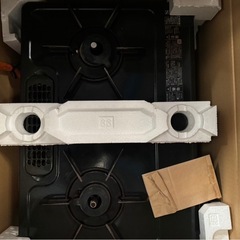 #82　ガスコンロ　21年製　黒の画像