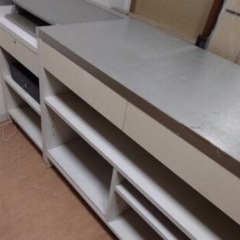 【本日配送ok】店舗　割引ok　レジカウンター　キャッシャー　2台ありの画像