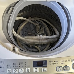 シャープ洗濯機　7kg 現状の画像