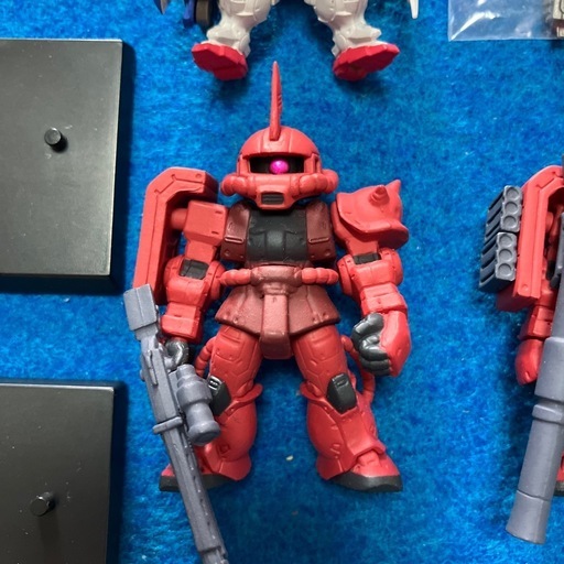 GUNDAM CONVERGE エクシア&シャア専用ザクセット！現状品