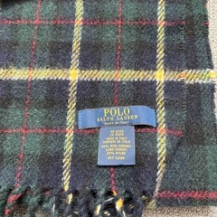 【2本セット】ポロラルフローレン&チェックマフラーペアの画像