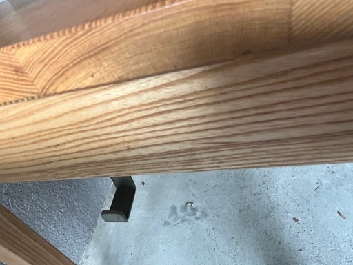無印良品 タモ材   学習机