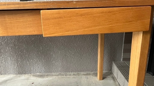 無印良品 タモ材   学習机