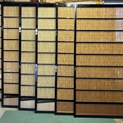 竹の襖　6枚の画像