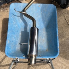 バリエンテ スズキキャリーマフラーDA63Tステンレス 砲弾型 Bluefinの画像