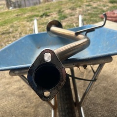 バリエンテ スズキキャリーマフラーDA63Tステンレス 砲弾型 Bluefinの画像