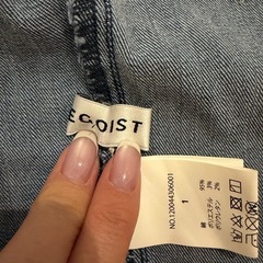 EGOIST デニムワンピ　の画像