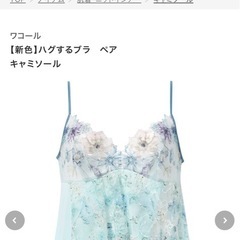 ワコール　　新色　　　　ハグするブラ　　キャミソールの画像