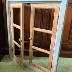 飾り窓枠　アンティーク風　壁掛け　お洒落の画像