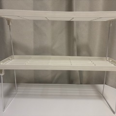 折りたたみ　シンク下整理棚　収納の画像