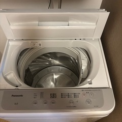 購入者決定！【2023年製】Panasonic 洗濯機 6kg 美品 3/19までの画像