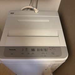 購入者決定！【2023年製】Panasonic 洗濯機 6kg 美品 3/19までの画像