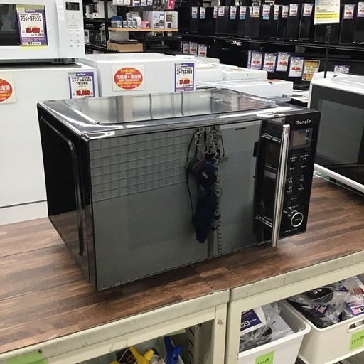 #C-26【ご来店頂ける方限定】E-angleのフラット電子レンジです