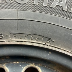 ハイエース　純正鉄ホイール　サマータイヤの画像