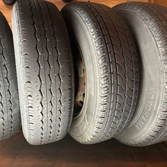 ハイエース　純正鉄ホイール　サマータイヤの画像