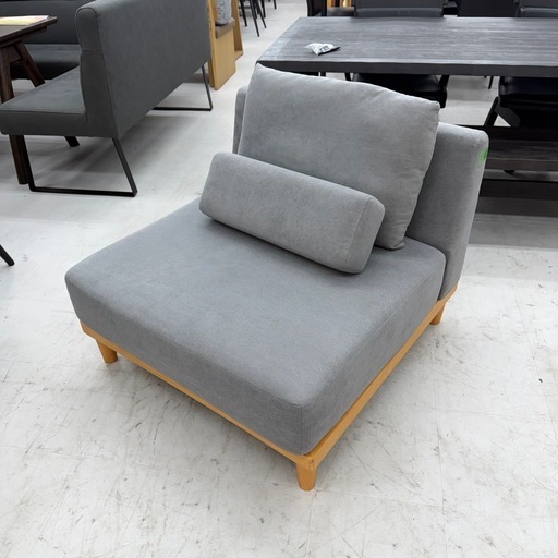 【超美品‼️】定価59,998円♪ 現行モデル 174cm幅2人掛けソファ ユニットソファ Soroi 北欧スタイル 布製グレージュ♪