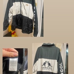 KANGOL 緑 ナイロンジャケットの画像