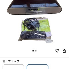 パナソニック CDミニコンポ USB ブラック SC-RS60-K 説明書あり　
の画像