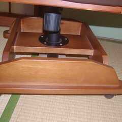 回転　高さ無段階調整椅子　直接渡しの画像