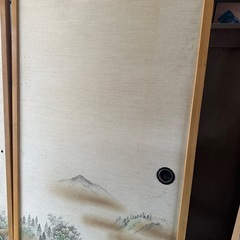 レトロ 引き戸　障子　襖　ふすまの画像