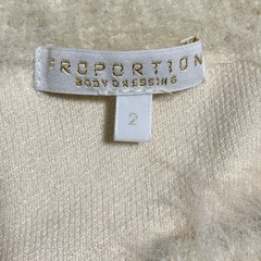 PROPORTION BODY DRESSING フェザーニットカーディガン 2(M)の画像