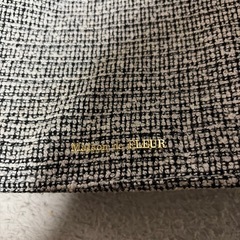 メゾンドフルール　ツイードスクエアトートMバッグ　の画像