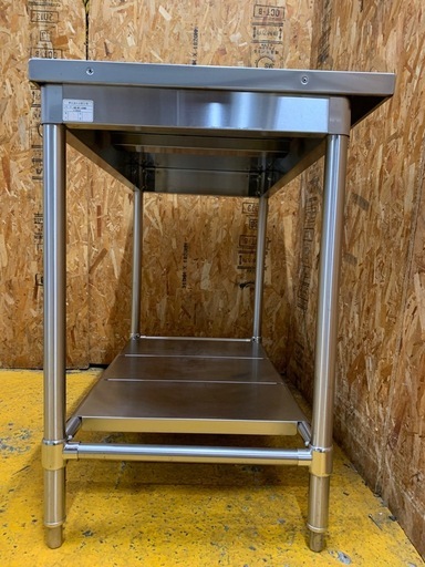 a(7884) タニコー ステンレス作業台 TRE-WT-100NB W1000D600H850 取り外し式スノコ 24kg バックガ