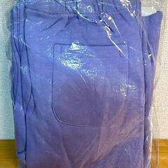 【未使用】　レディースMサイズ　コットン　スウェット　上下セット　青　　【j414】の画像
