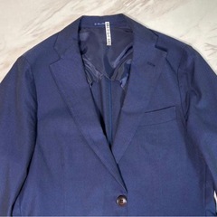 美品DIFFERENCE ネイビー ビジネススーツ　ジャケットの画像