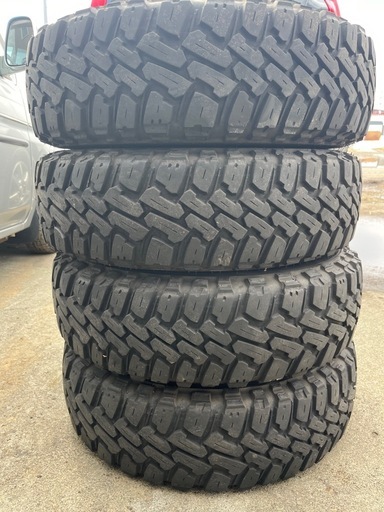 ♫　195/80R15マッドスター　5穴114.3アルミホイールセット　テリオスキッドなど