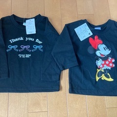 女の子　長袖Tシャツ80cm2点