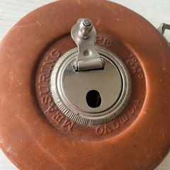 TOKYO MEASURING TAPE 巻尺 メジャー 本革 レトロ アンティーク 測定可能な長さは30メートルですの画像