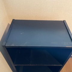 カラーボックス　黒の画像