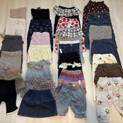 80cmベビー服女の子オールシーズンの画像