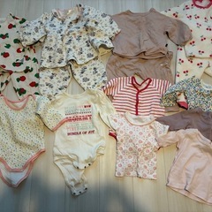 80cmベビー服女の子オールシーズンの画像