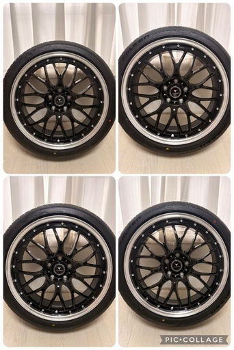 新品同様！Weds19インチタイヤホイールセット　ファルケン　225/40r19