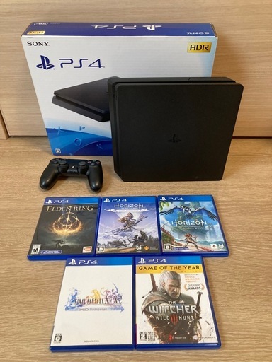 PlayStation4本体コントローラー付きソフト5本セット