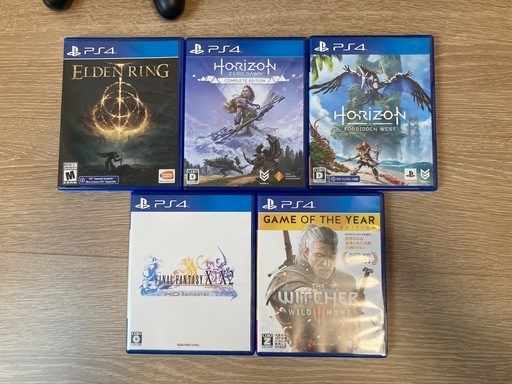 PlayStation4本体コントローラー付きソフト5本セット