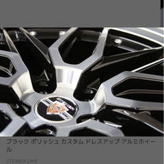 STEINER AME ホイール 17インチ(タイヤ付き、レーシングナット付き)の画像