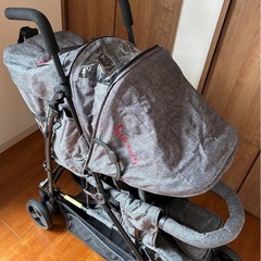 【美品】2人乗りベビーカー　DUO シティポップの画像