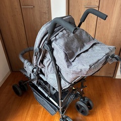 【美品】2人乗りベビーカー　DUO シティポップの画像