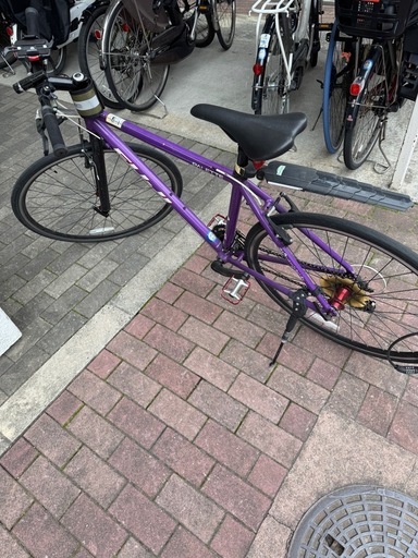 ロードバイク　パープル　Fuji