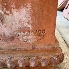 イタリア製 テラコッタ植木鉢セットの画像