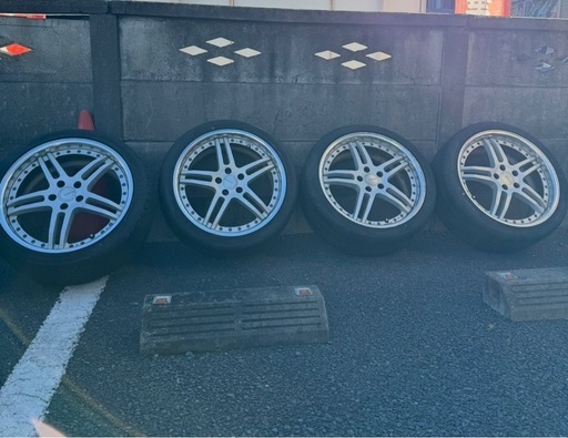 WORK グノーシス GS2 ホイール 19インチ 8.5J+47 PCD112 4本セット タイヤ付 ナット付