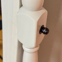 全身ミラー 姿見 ホワイト  白の画像