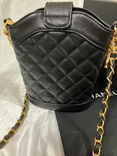 CHANEL シャネル ノベルティ ショルダーバッグ　ブラック　チャーム付き　非売品　④