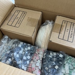 【売切れ】モザイクタイルフォトフレーム　12セット分（お子様向けイベントキット）の画像