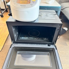 炊飯器と電子レンジの画像
