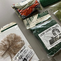 ガンプラや鉄道ジオラマに★植物、砂、砂利系素材セットの画像